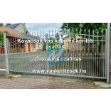 Ola22 kétszárnyú nagykapu, festett