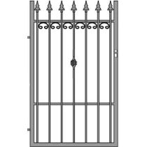 Ola 33 egyszárnyú kapu, alapozott