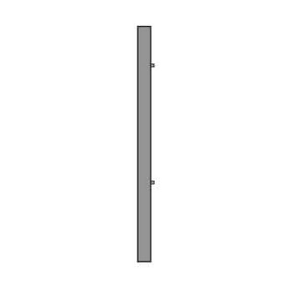 Zártszelvény vas oszlop kapuhoz egy oldal 2 mm