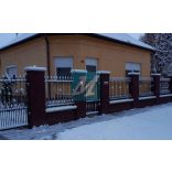OLA 3+  kerítés betét elem , festett