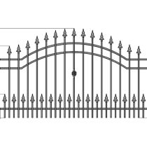 Natalia3+  kerítés betét, alapozott