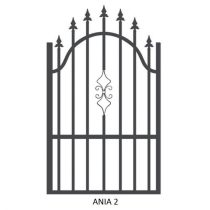  Ania2 egyszárnyú kiskapu , alapozott