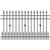 Eliza3+ kerítés betét, alapozott