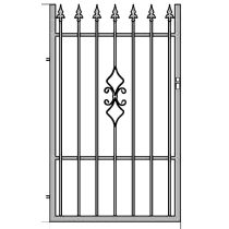 Ola 2 egyszárnyú kapu , alapozott