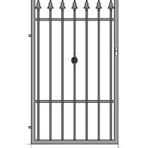 Ola 3 egyszárnyú kapu, alapozott