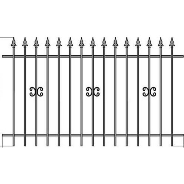 Kovácsoltvas kerítéselem és kapu,árak,megoldások